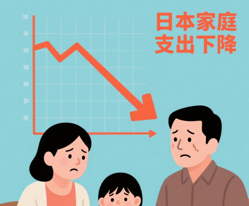 日本家庭支出下降 凸显国内需求疲软信号